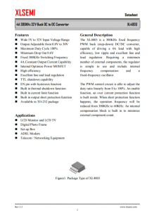 XL4003E1  4A 300KHz 32V 降壓DC-DC轉換器